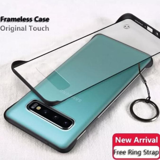 CASE SAMSUNG GALAXY NOTE 8 HARDCASE FRAMELESS TRANSPARAN MATTE FINGER - HITAM