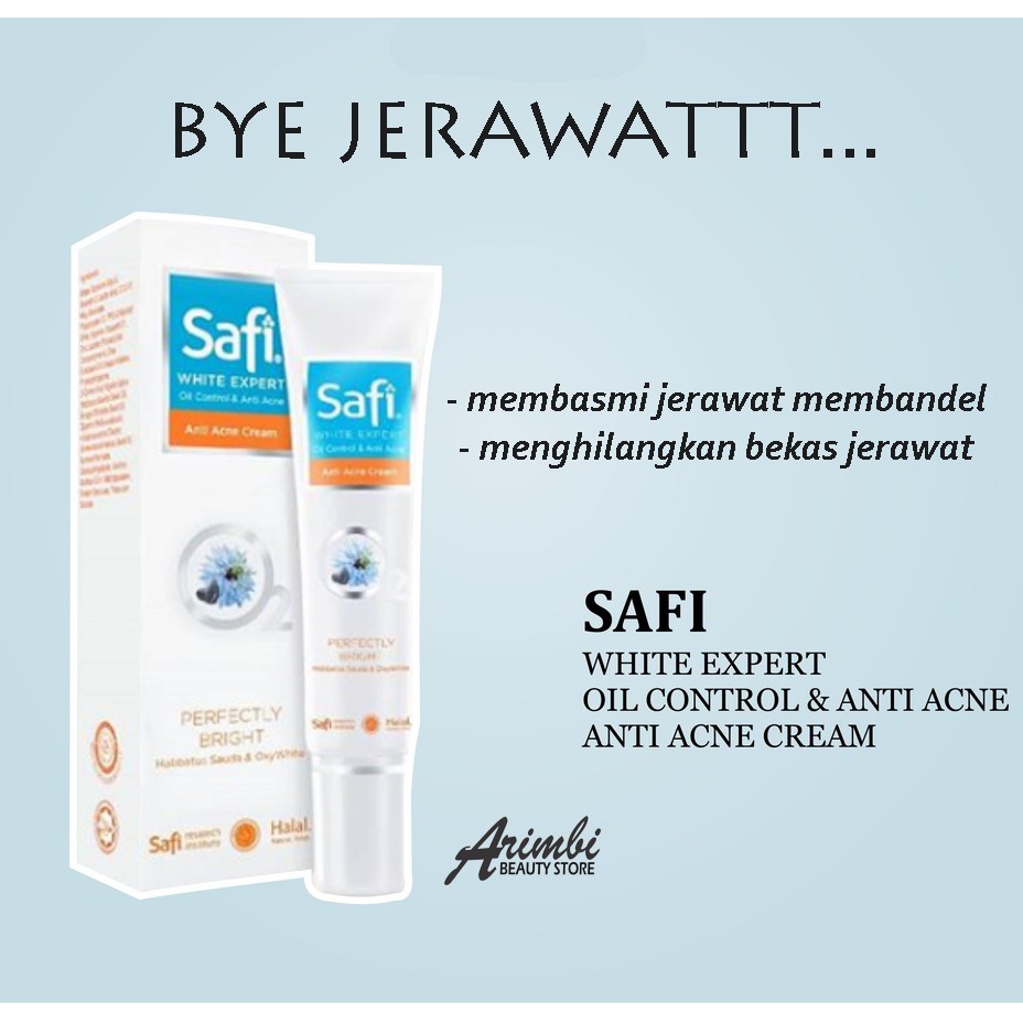 safi white expert oil control & anti acne cream