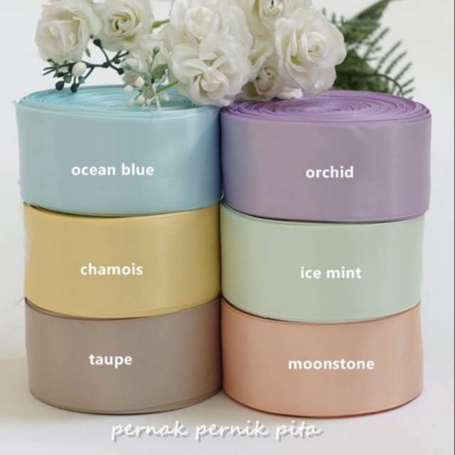 

PITA SATIN 1 1/2" (3.8CM) POLOS DOUBLE SIDE IMPORT / HRG PER-90CM