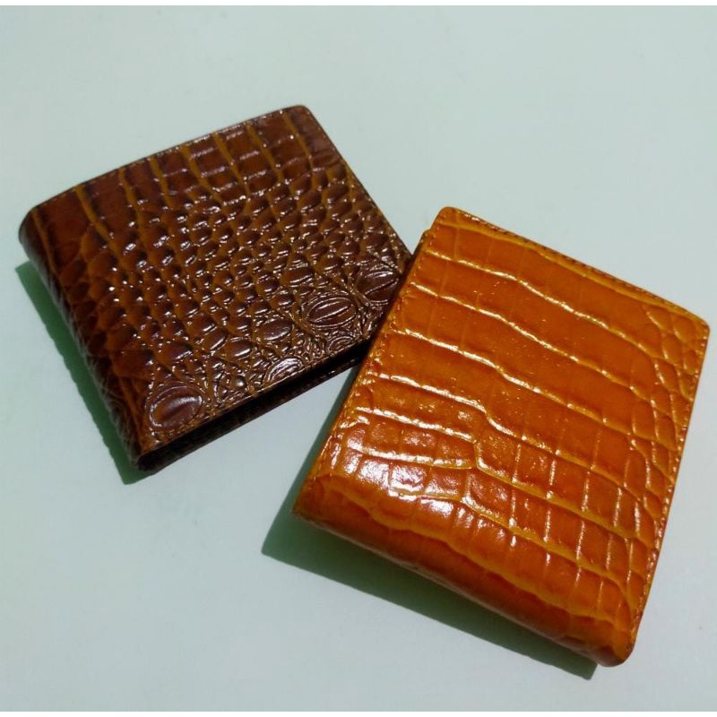 DOMPET PRIA MOTIF BUAYA KULIT ASLI