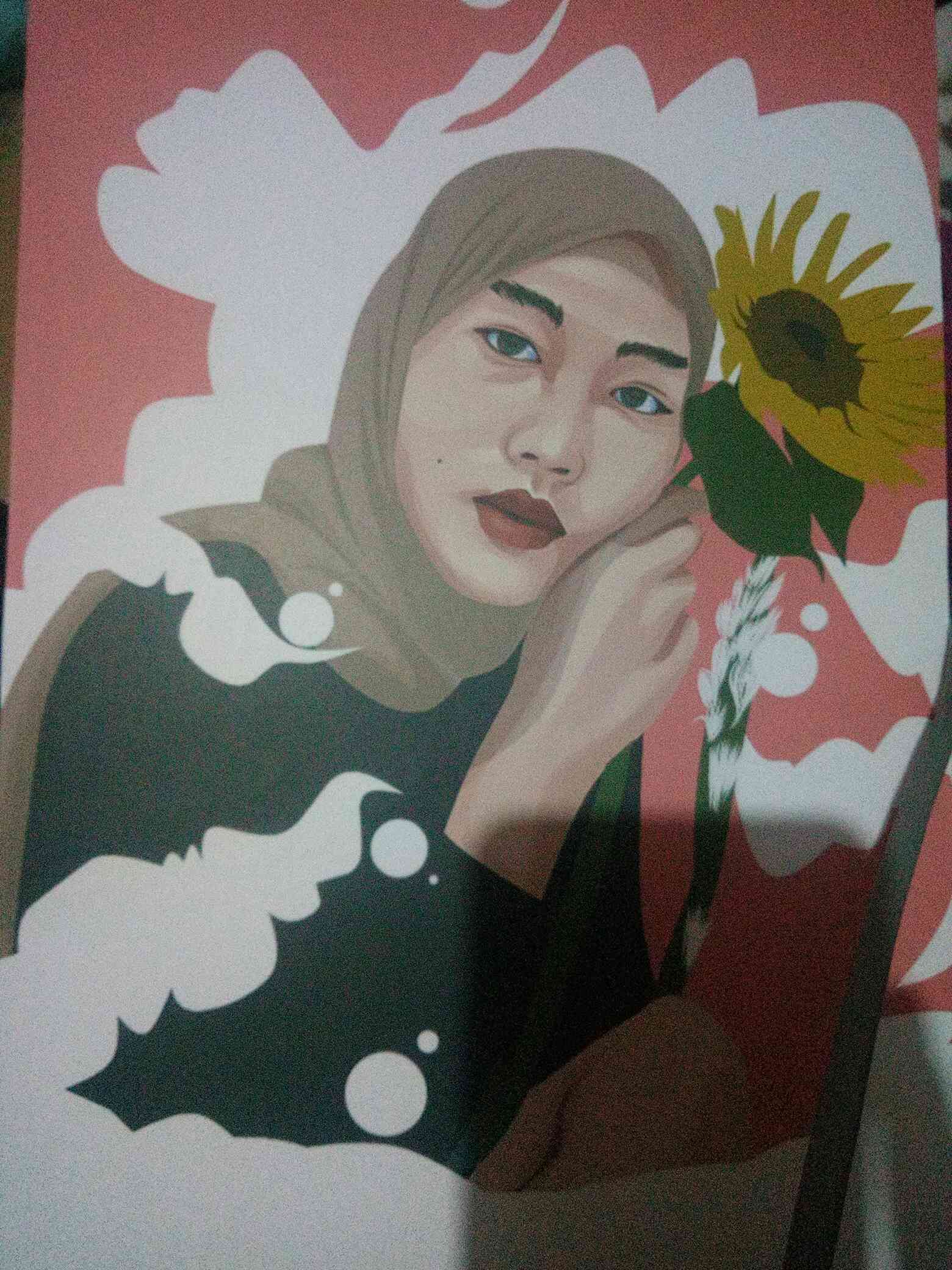 Custom Vektor/sesuai Keinginan/hiasan Dinding Rumah/panjngan Kamar/dekorasi Kantor/kado Ultah/wisuda