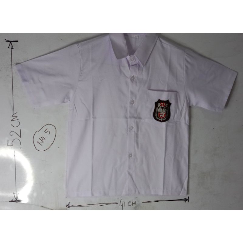 baju seragam sekolah SD lengan pendek no 5