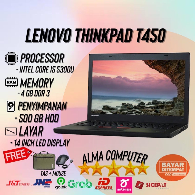 LENOVO THINKPAD T460S CORE I7 100% ORIGINAL MULUS-T450