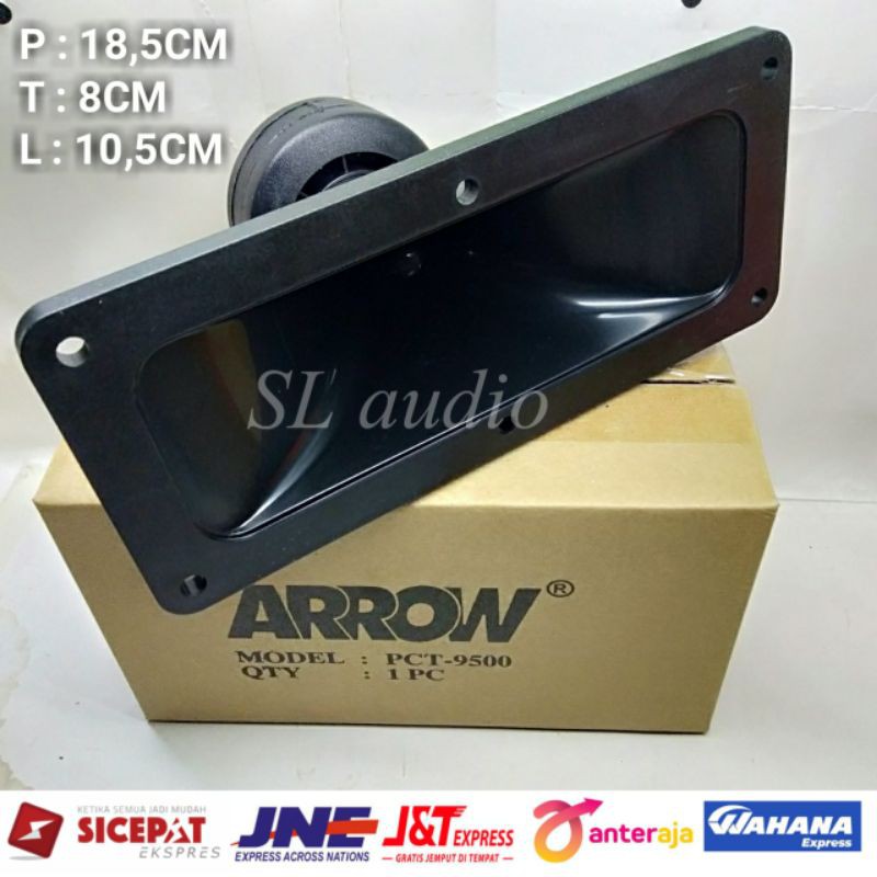 Tweeter Corong Horn Piezo ARROW PCT-9500 Tweeter tuiter corong