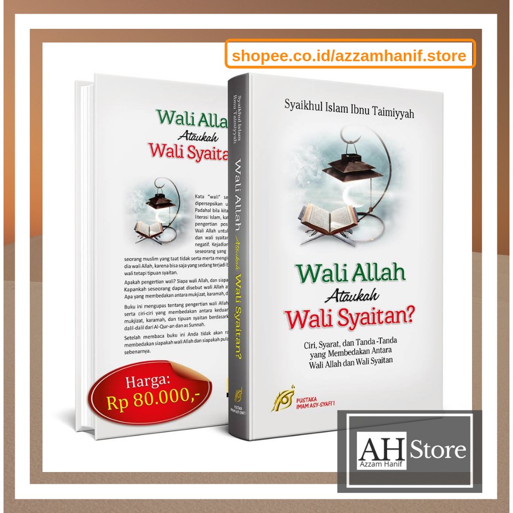 Buku Wali Allah Atau ( Ataukah ) Wali Syaithan - Pustaka Imam Asy Syafii