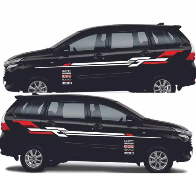 Stiker mobil avanza xenia sigra ertiga mobilio fortuner stiker mobil keren stiker mobil KEREN