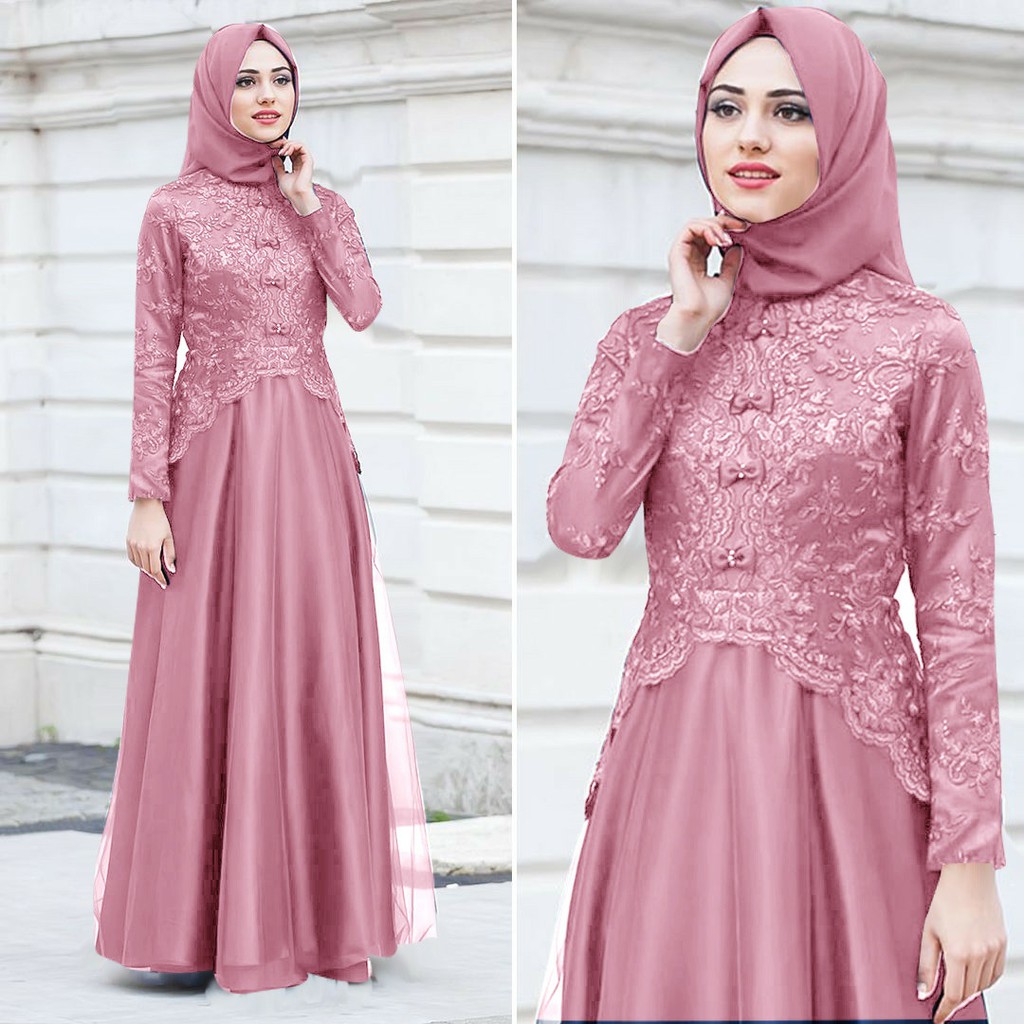 SALE / GAMIS KEIKO PREMIUM BRUKAT / GAMIS KEIKO / GAMIS BRUKAT / GAMIS MURAH / COD