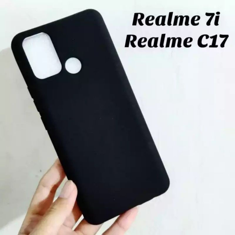 SLIM BLACK REALME 7I SLIM BLACK REALME 7I SOFTCASE HP REALME 7I SILIKON REALME 7I CASING REALME 7I
