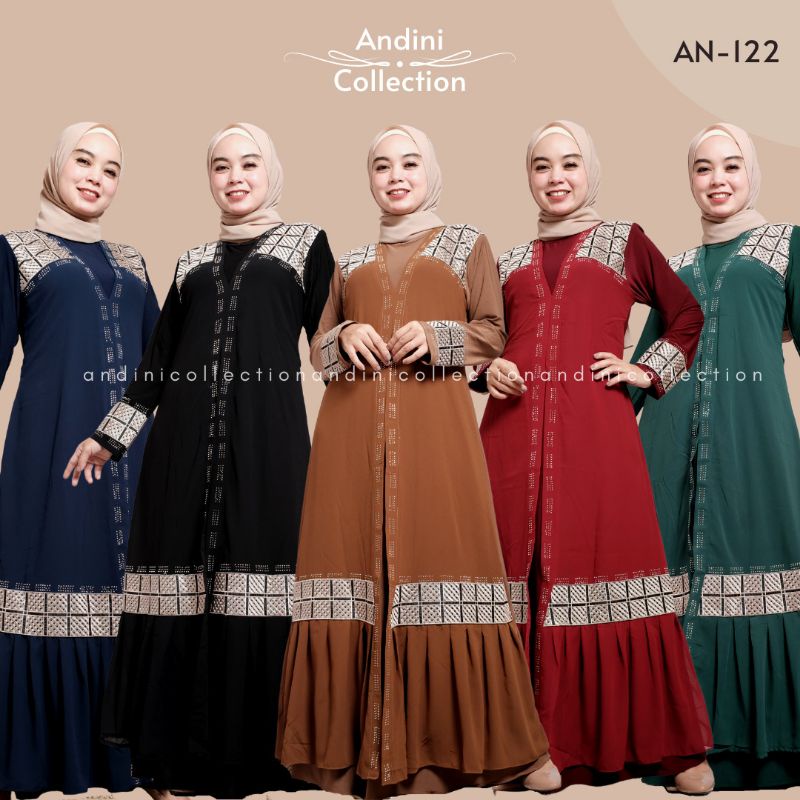 Gamis abaya Turki terbaru/Abaya import/Abaya turkey/Abaya warna/Abaya mewah
