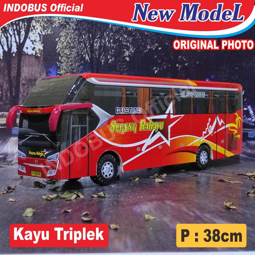 INDOBUS Miniatur Bus Bis Sugeng Rahayu Legacy SR2