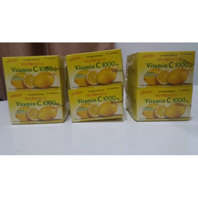 VITAMIN C 1000 SIDOMUNCUL 1 SLOP (ISI 10 BOX)