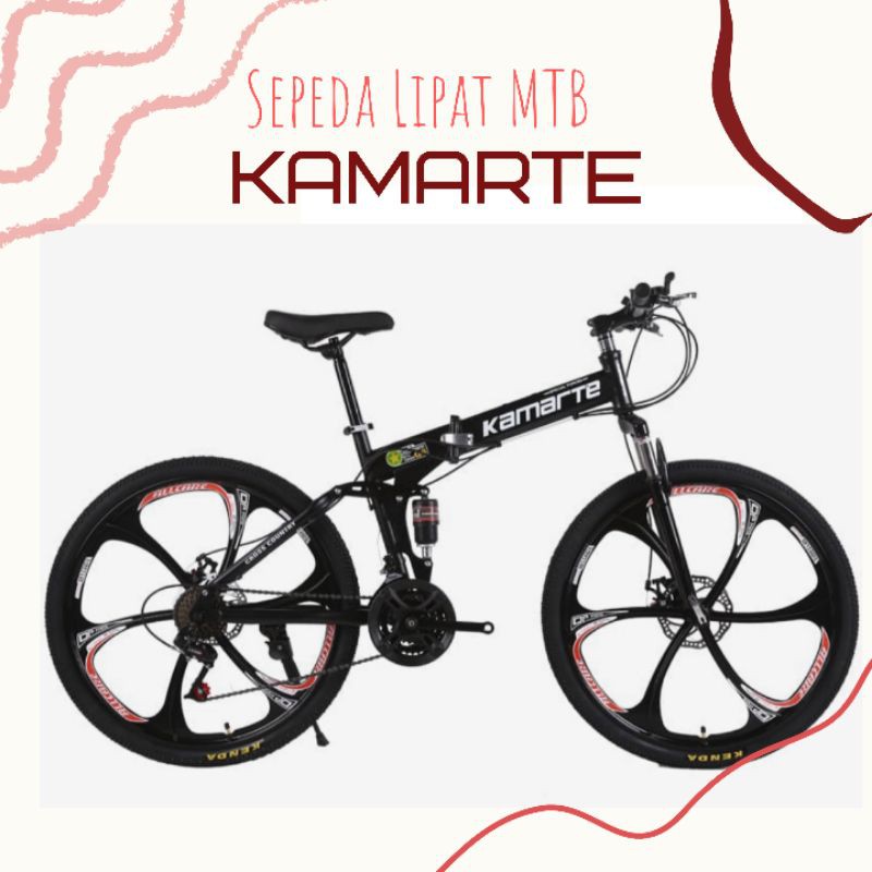 Ready Sepeda Lipat/ Sepeda Gunung Lipat Impor Murah (MTB) KAIMARTE/ KAMARTE 26'