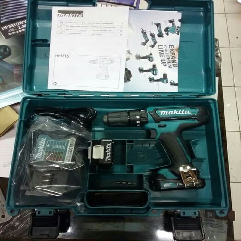 Mesin Bor Cordless Makita HP 331 / HP 331 DWYE / HP331 D / HP331D