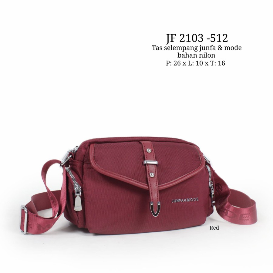 READY TAS SELEMPANG JUNFA & MODE BAHAN NILON #JF 2103-512