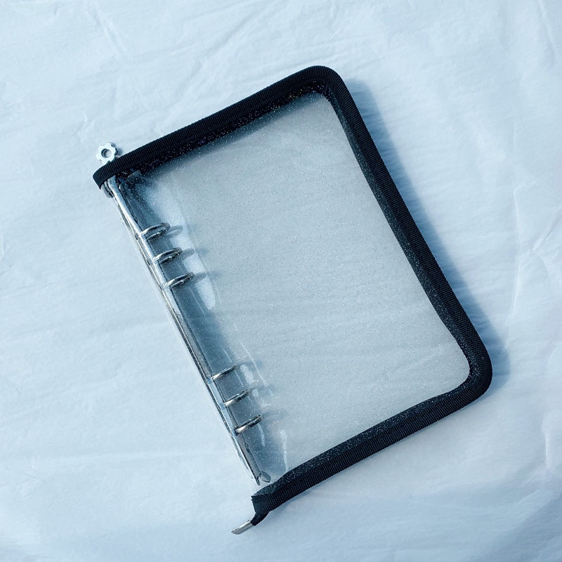 A5 wrapped zipper glittering 3-inch Polaroid loose leaf album Aidou album small card sticker storage book