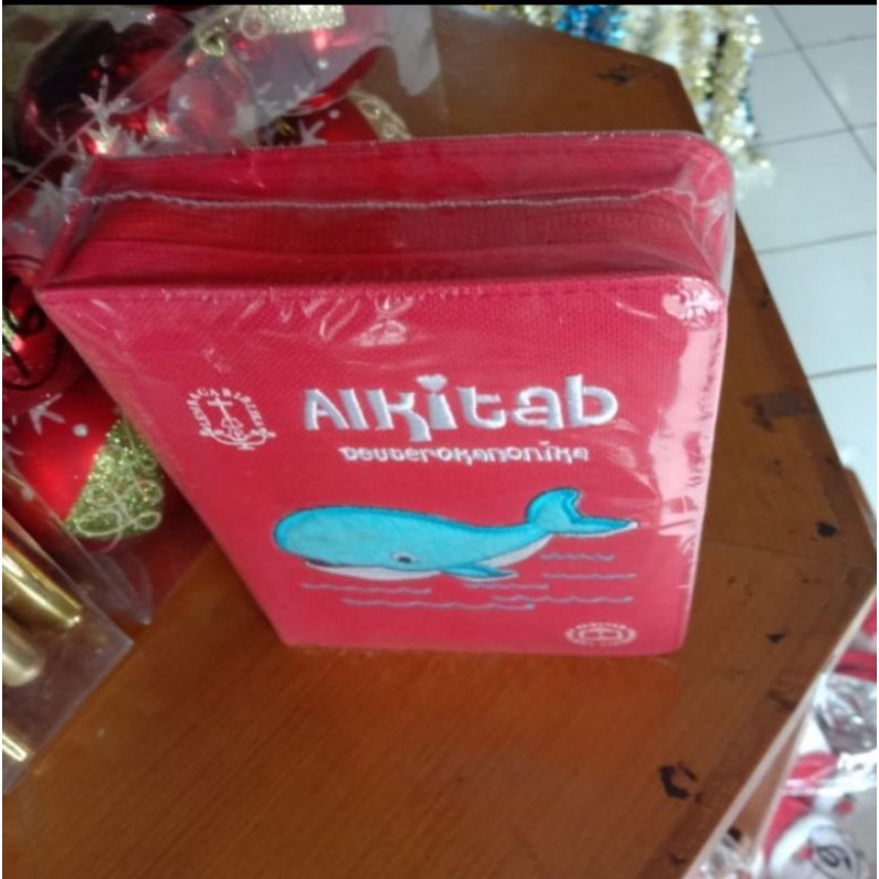 Satu Set Tas dan Alkitab Ukuran Kecil gambar Lumba-lumba