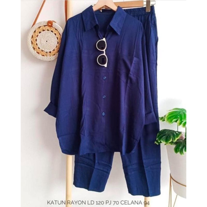 One Set Rayon Best Seller LD 120 Cm Jumbo Daily Sleepwear Polos