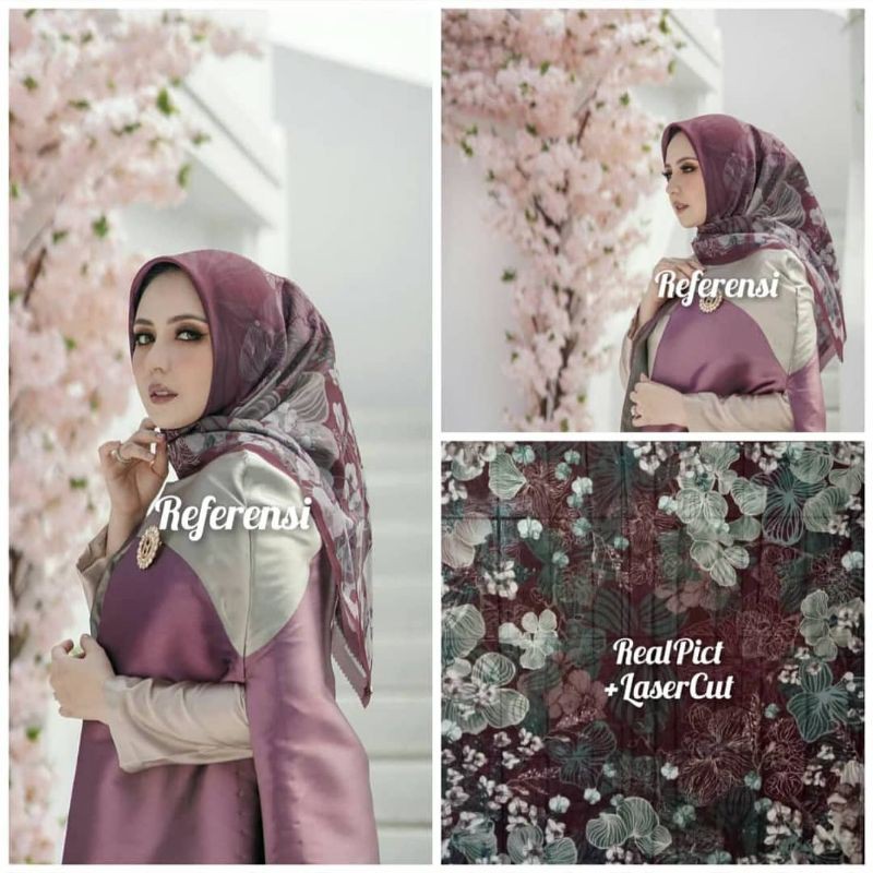 hijab voal kw buttonscarves , button