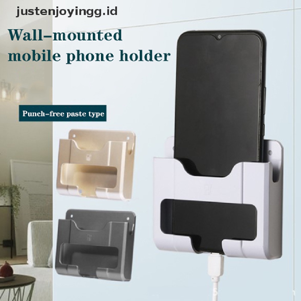 (Justenjoyingg.Id) Stand Holder / Dudukan Ponsel Universal Untuk Dinding