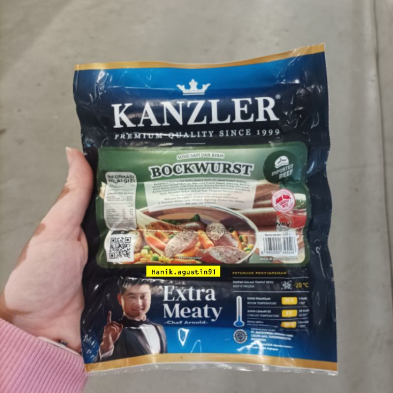 

Kanzler Sosis Bockwurst 360gr