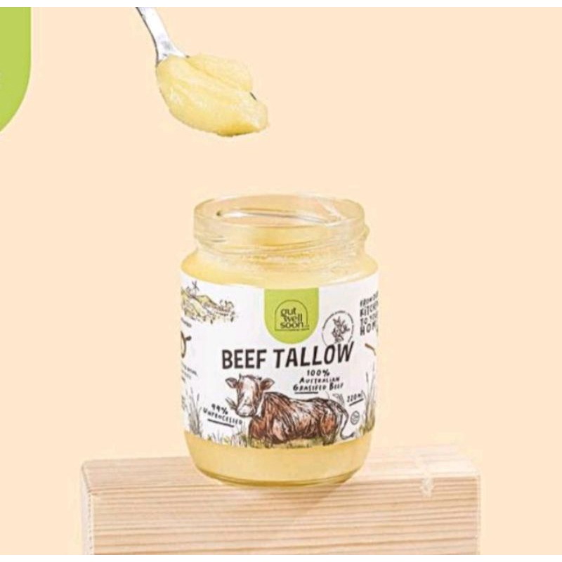 

Beef Tallow Ghee BB Booster Gut Well Soon 220ml