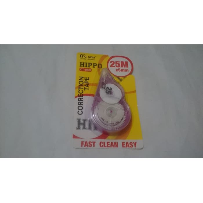 Correction Tape - Tipex Kenko - Refill Tipex Tombow Tip-Ex Roll / Correction Tape Hippo Jumbo  25M X