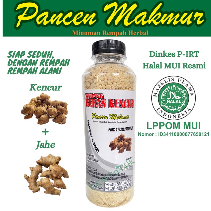 

TERBARU Minuman Tradisional Bubuk Sari Beras Kencur