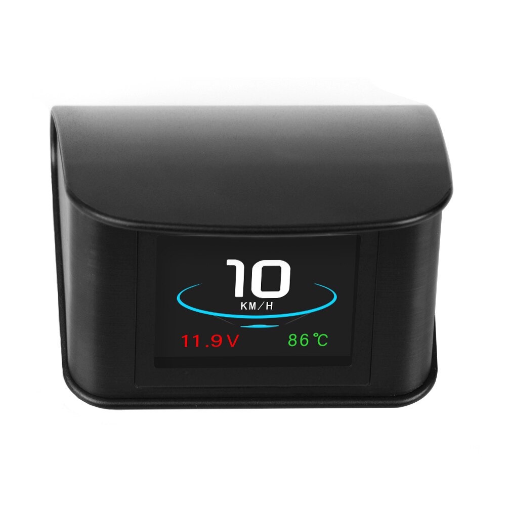 Display HUD Mobil OBD2 On-board Computer Speedometer - P10 - Black