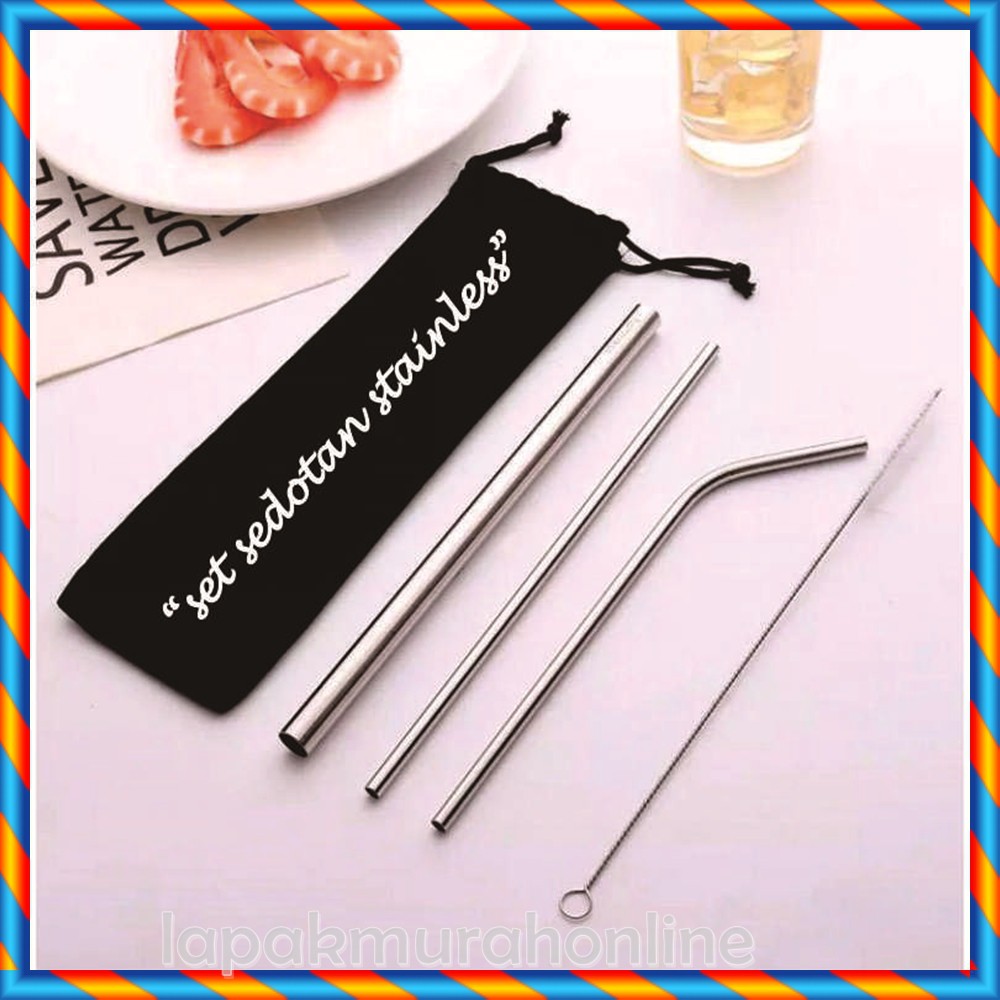 SEDOTAN STAINLESS SET 4 IN 1 / SEDOTAN STIANLESS SET