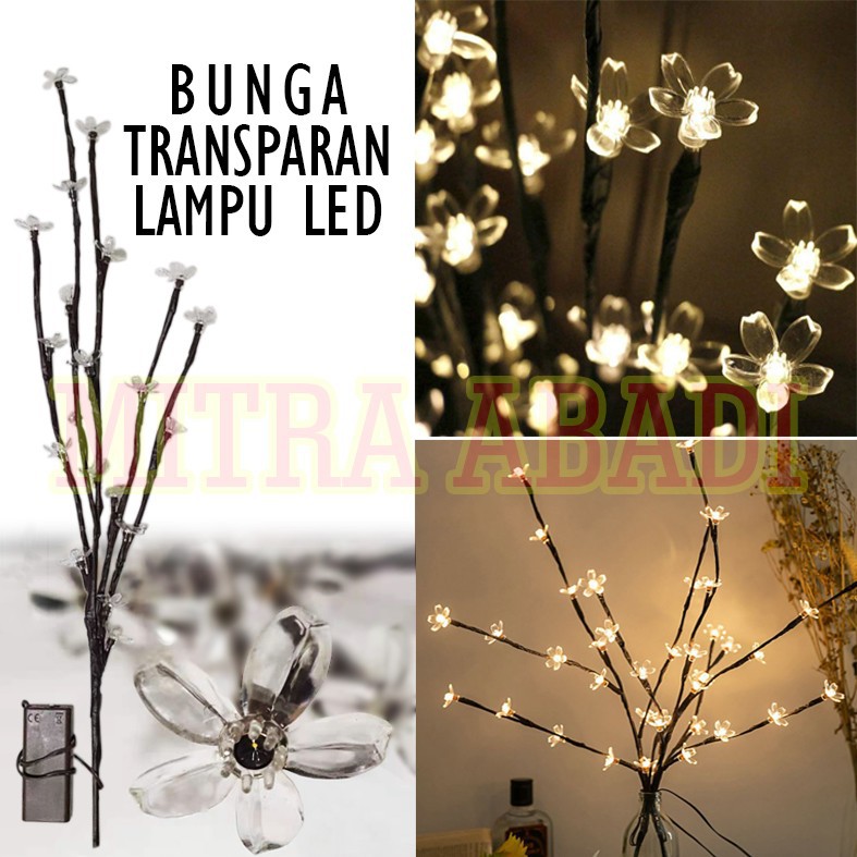 Dekorasi Vas Bunga / Lampu Pohon LED / Simulation Light Tree LED