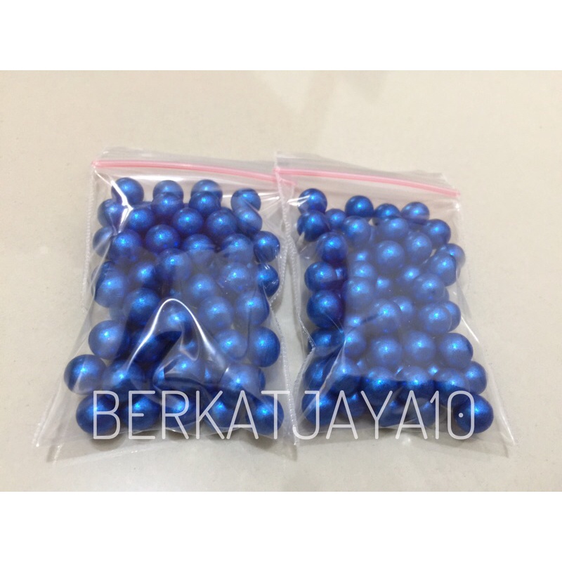 Sprinkle Mutiara Pearl Biru Edible 20gr Dekorasi Kue Topping Cake