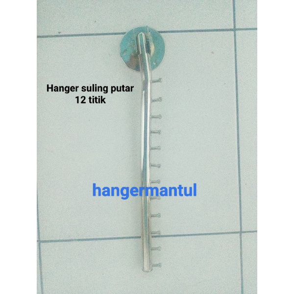 Hanger suling 12 titik putar/goyang