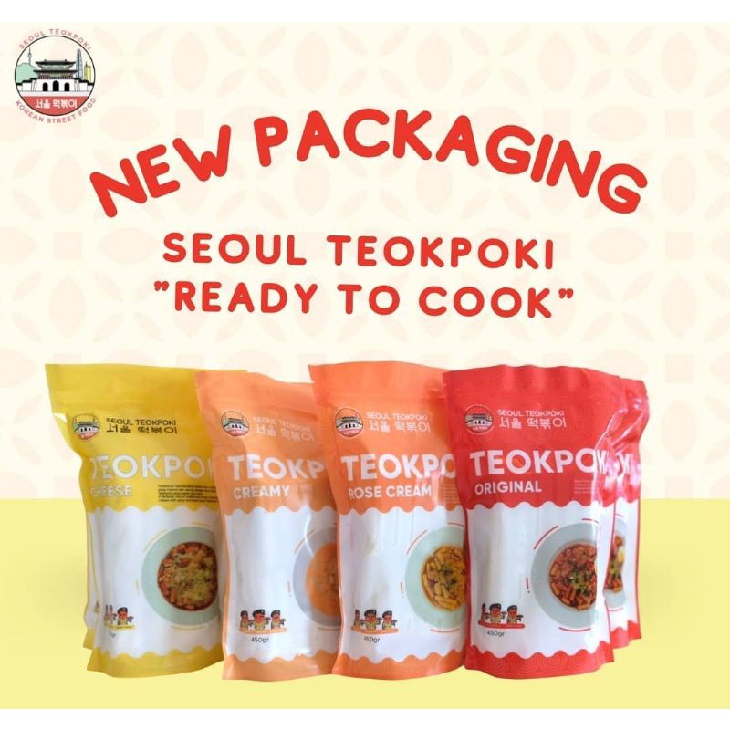 Seoul Teopokki Original/ Cheese/Rose cream/Carbonara/Odeng Set