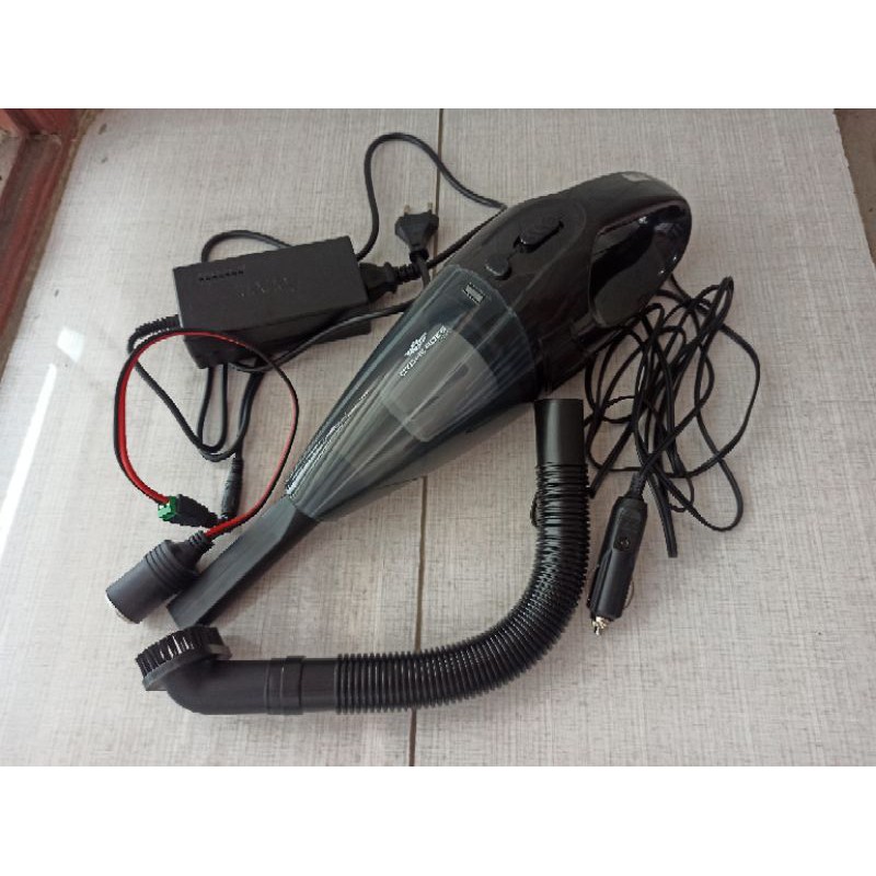 MPro Vacuum Cleaner Penyedot Debu Mobil jual pisah adapter casan sambungan Listrik Rumah Bisa 12v jnp