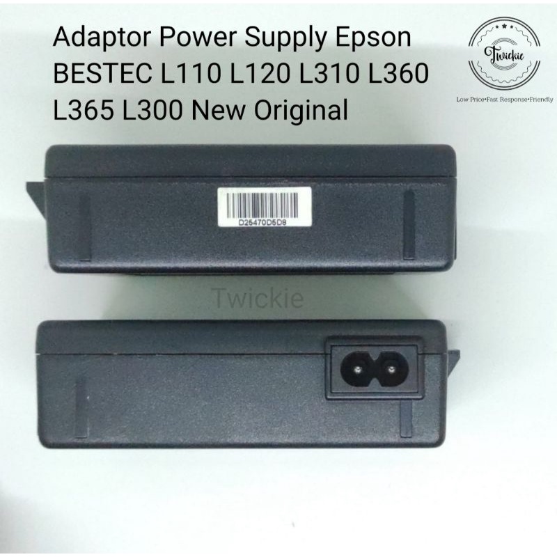 Adaptor Power Supply Epson BESTEC L110 L120 L310 L360 L365 L300 New Original