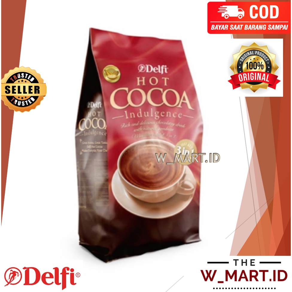 

DELFI HOT COCOA SUSU BUBUK COKLAT INDULGENCE 20