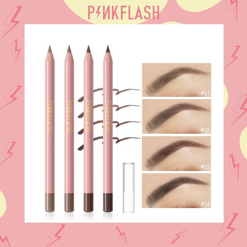 (READY &amp; ORI) Pinkflash Oh My Emoji Eyebrow Pencil pink flash Pensil Alis E02 E 02
