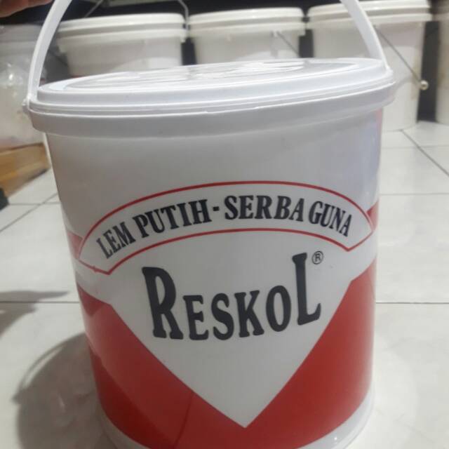 

Lem Putih Serbaguna Reskol kemasan 4Kg