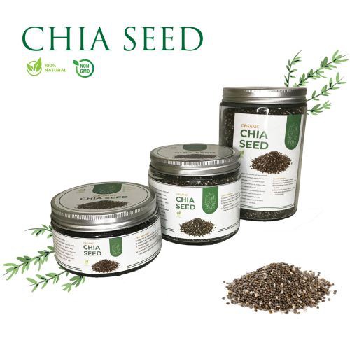 

Chia seed Organic Non GMO Premium Quality Kemasan Jar