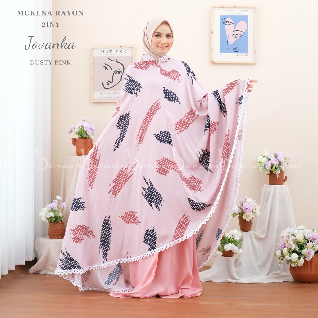 Mukena Dewasa Traveling 2in1 Jovanka