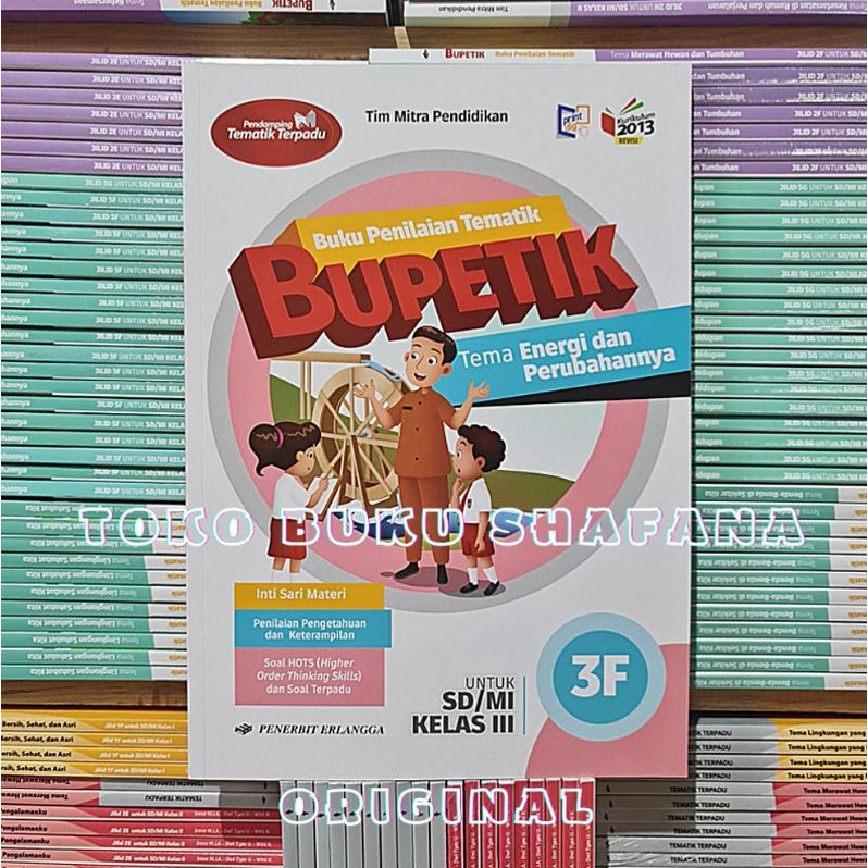 PAKET BUKU BUPETIK 3E 3F 3G 3H KELAS 3 SD ERLANGGA K13 REVISI SEMESTER 2