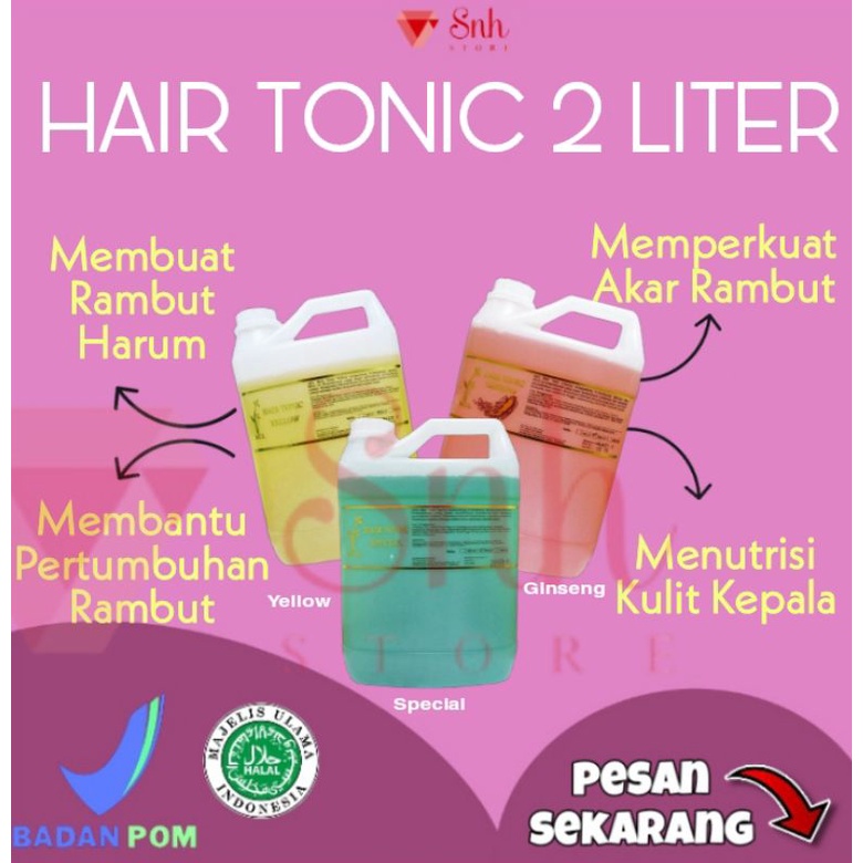 HAIR TONIC SPECIAL 2 LITER/HairTonic/Penyubur Rambut/penumbuh rambut botak/penumbuh rambut cepat/Hair Tonic literan/tonic rambut rontok/hair tonik rambut rontok/hair tonic salon/hair tonic anti ketombe/hair tonic barbershop/penyubur rambut rontok