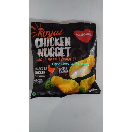 

Naget Ayam DRUMMIES Royal BELFOODS 500 gram