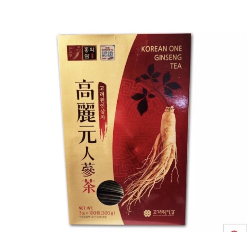 

KOREAN ONE GINSENG TEA (100 Sachet) ORIGINAL KOREA