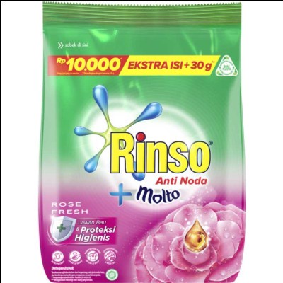 RINSO MOLTO DETERGEN BUBUK 460 GR @10.000