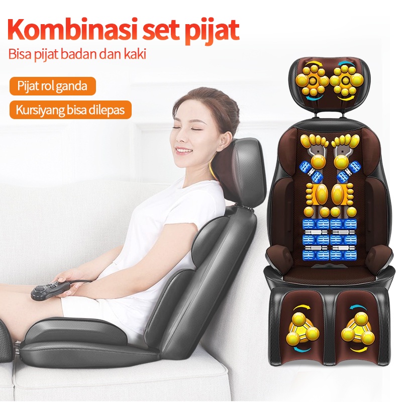 BENBO Bantal Pijat Elektrik / Pemijat Multifungsi / Kursi Pijat Seluruh Tubuh  Bantal Pijat / Portabel bantalan pijat