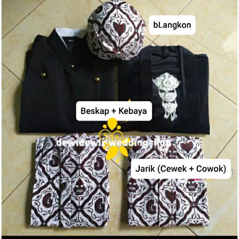 [dewidewii] Set Baju Prewed / Baju Adat , ModeL SoLo - Sido Luhur