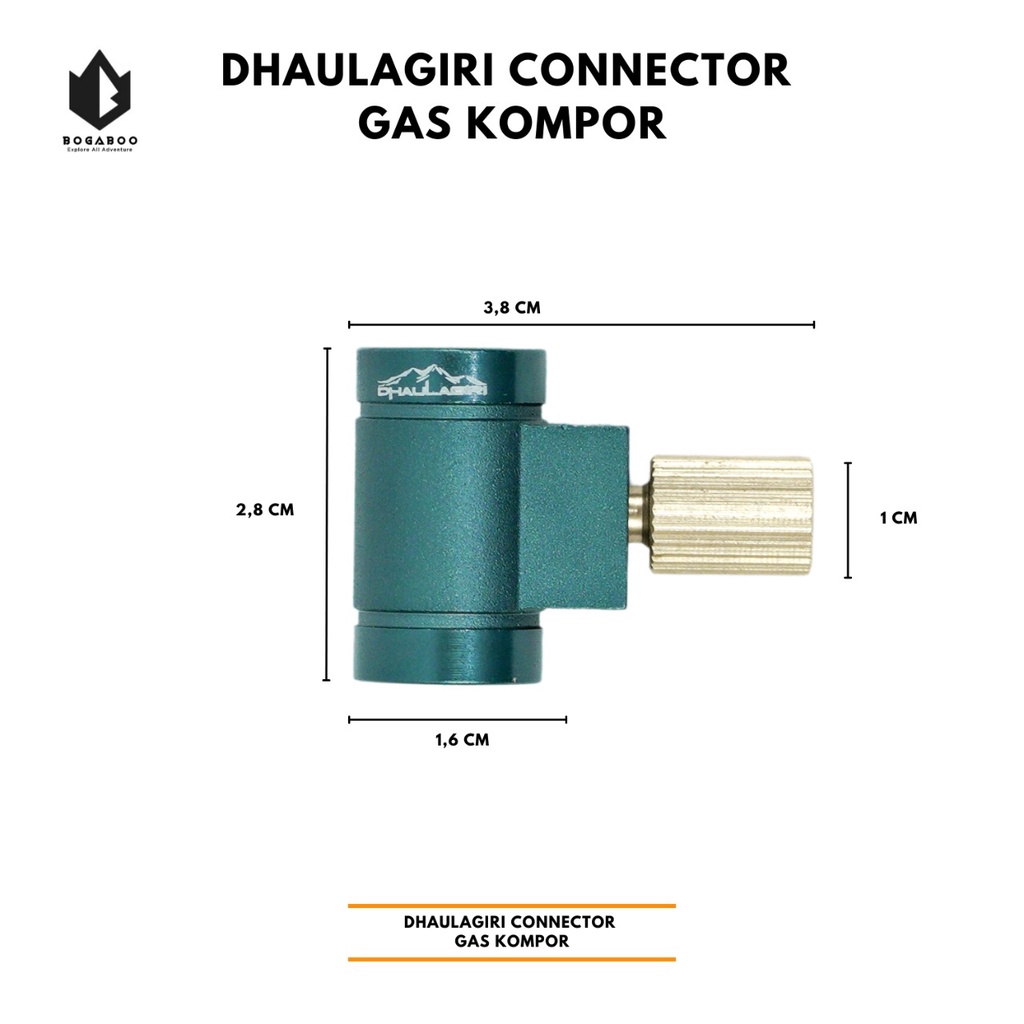 Bisa (COD) Connector - Konektor Dhaulagiri Refill Gas Alat Penghubung Isi Ulang Canister