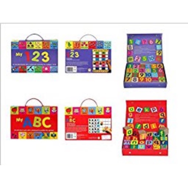 My abc and My 123 mini board book
