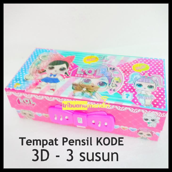 

Tempat Pensil Kode Karakter 3D - 3 Susun Stok Terbatas